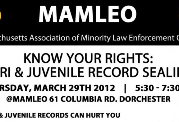 3/29 MAMLEO Forum – KNOW YOUR RIGHTS: CORI & Juvenile Record Sealing