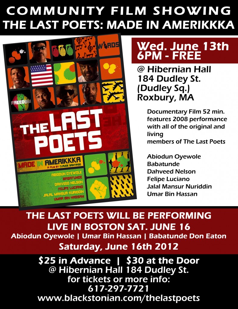 last poets film screening