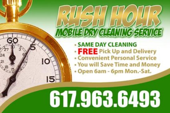 Rush Hour Mobile Dry Cleaning – Free Pickup/Delivery Same Day Service