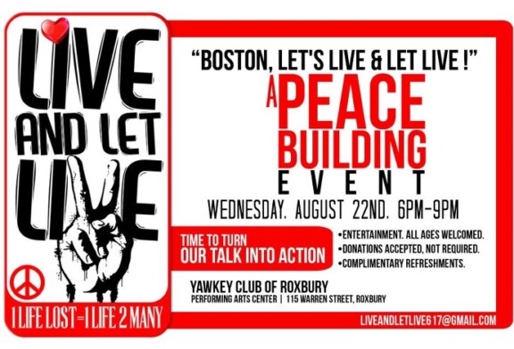 Live and Let Live – A Peace Building Event