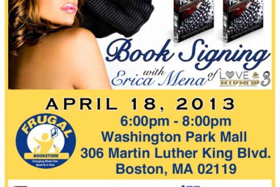 Erica Mena (VH1 Love & Hip Hop) Roxbury Booksigning 4/18