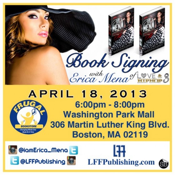 Erica Mena Frugal Book Signing