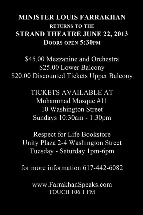 Farrakhan June 22