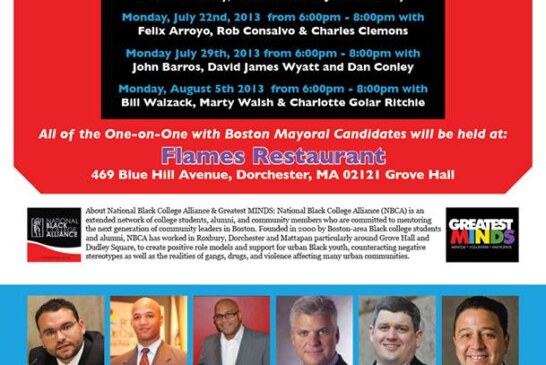 GREATEST MINDS Mayor’s Race Community Forums July/Aug