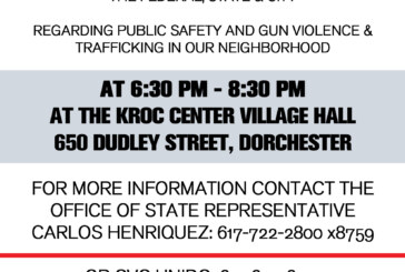 State Rep Convenes Community Meeting on Public Safety, Gun Violence and Trafficking