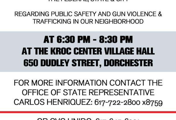 State Rep Convenes Community Meeting on Public Safety, Gun Violence and Trafficking