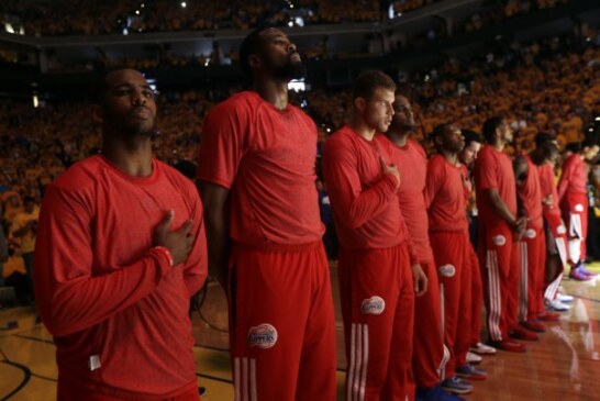 NBA players protest racist talk attributed to L.A. Clippers owner Donald Sterling