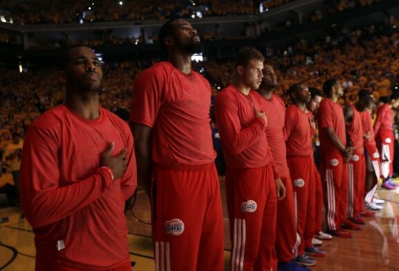 NBA players protest racist talk attributed to L.A. Clippers owner Donald Sterling