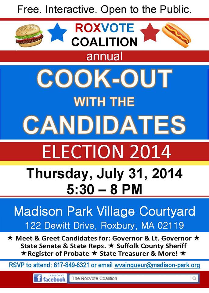 roxvote cookout with candidates