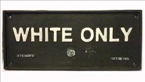 White-Only-Sign