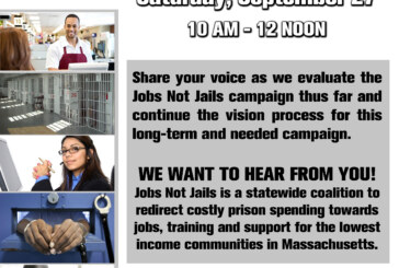 Jobs Not Jails Reconvening Meeting Sat. 9/27