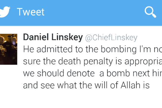 Former BPD Chief Linskey invokes “The Will Of Allah” On Twitter