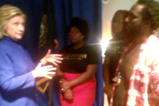 VIDEO: Black Lives Matter Massachusetts Meets With Hilary Clinton