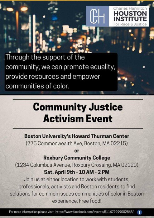 Community Justice event