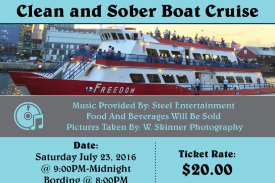 Sober Cruise – 90’s Throwback – July 23