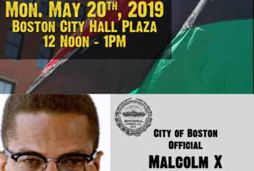 Malcolm X Day RBG Flag Raising Mon. May 20th