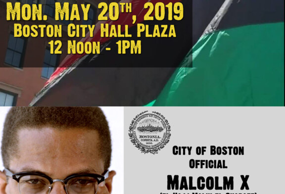 Malcolm X Day RBG Flag Raising Mon. May 20th