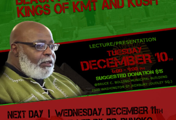 Dr. Runoko Rashidi “Black Men of the Nile: Kings of KMT & KUSH” DEC. 10, 2019