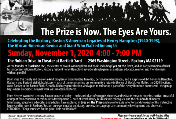 Celebrating the Legacy of Henry Hampton (1940-1998) Nov. 1st 4PM